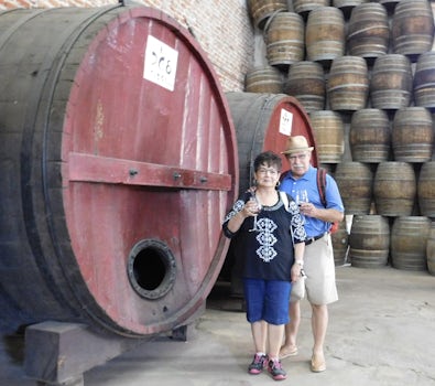 In Ensenada, Mexico on the wine tour.