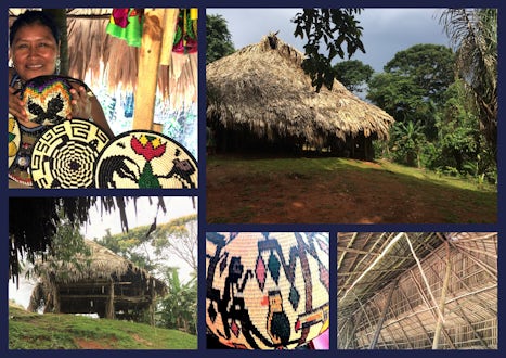 Visit to the Embera native village.