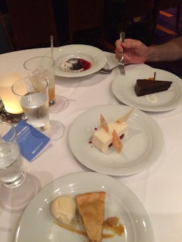We had to wait a bit for our waiter to bring dessert, so he brought us ever