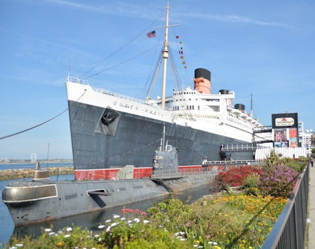 Queen Mary (the original), near cruise port.