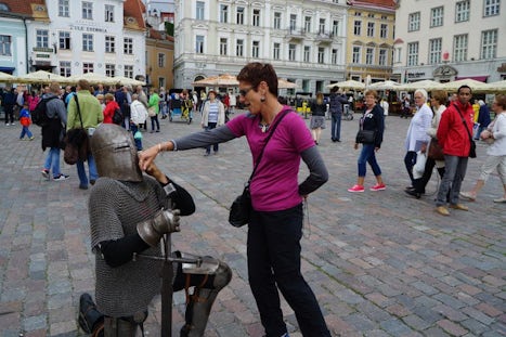 A knight in shining armour wooing me in Tallin