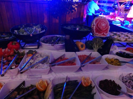 Some of food found at Deck Party (while docked in Grenada)