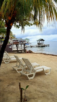 West Beach area in Roatan Honduras.