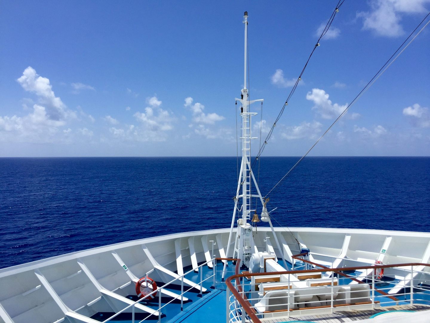 View from the Bow of Carnival Magic