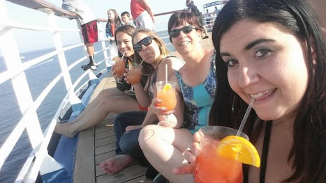 First Cruise! First Day! Happy bunch of ladies right here