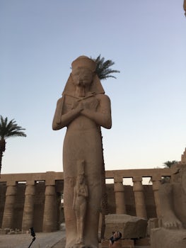 statue in Karnak temple, Luxor