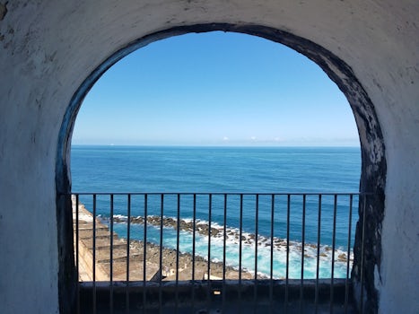 View from El Morro fort in San Juan, Puerto Rico.