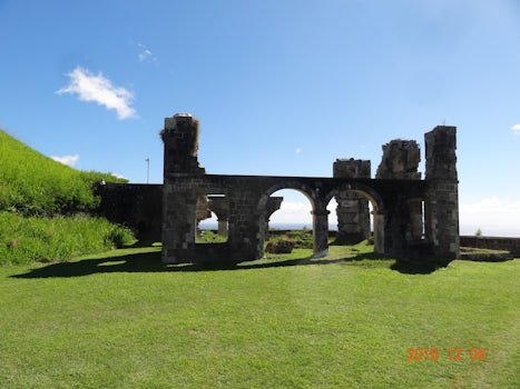 Fort Brimstone - Part or the National Park on St. Kitts.  More photos of the Fort are included.  Very nice National Park Preserve.  You could spend several hours here.