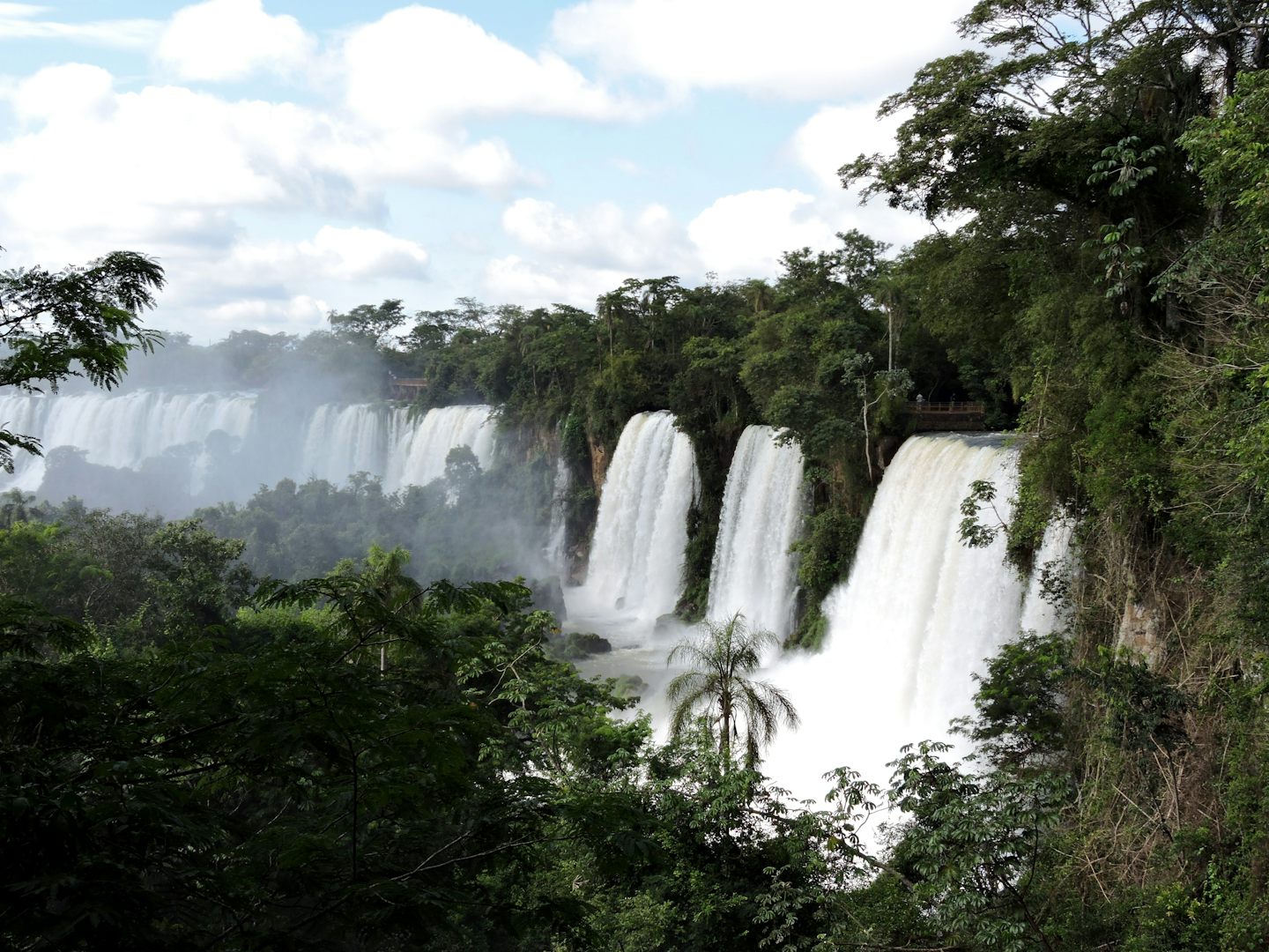 The beautiful Iguazzu Falls, pre-cruise.