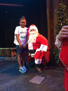 Picture with santa after holiday show