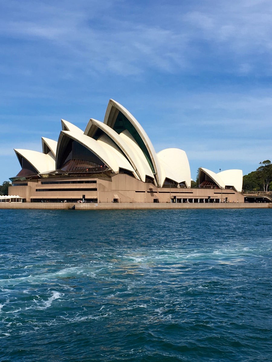 Sydney Australia Opera House from the Hop On Hop Off Harbor Tour.