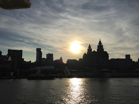 Sunrise over Liverpool