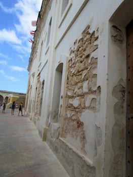 Check out the massive walls of one of the 2 forts to explore in Old San Juan.