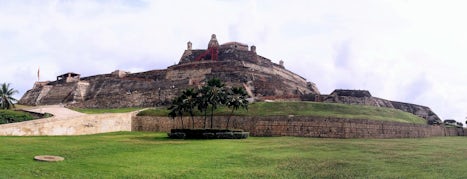Largest Spanish fort in North America.  Cartagena, Columbia