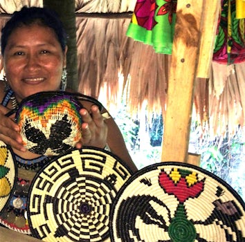 Embera native village handicrafts, Panama
