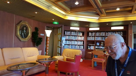Never be bored with a library on board.