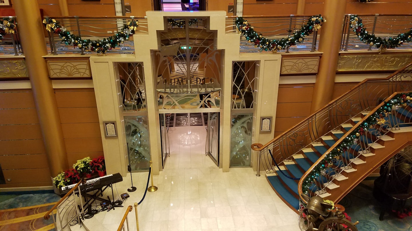The Lobby all decked for the holidays