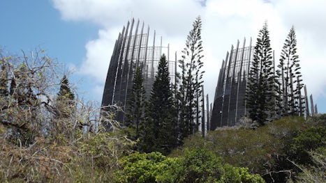 The Tjiabtu Cultural Centre, Noumea, A most interesting place to visit while in Noumea.