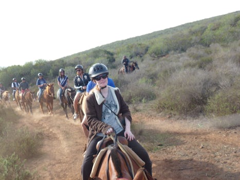 Horseback riding in Esenada