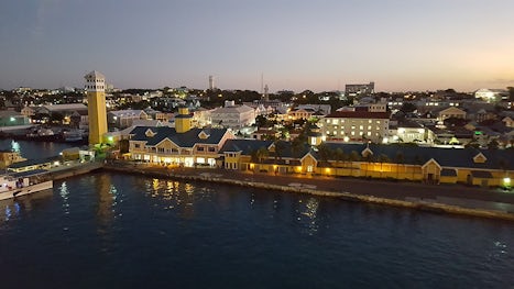 Port of Nassau at sunset