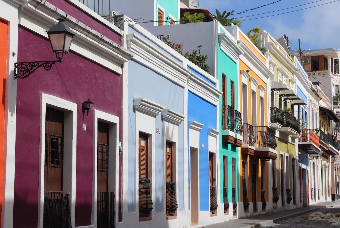 These are just a couple of the beautiful homes in the streets of Old San Juan.