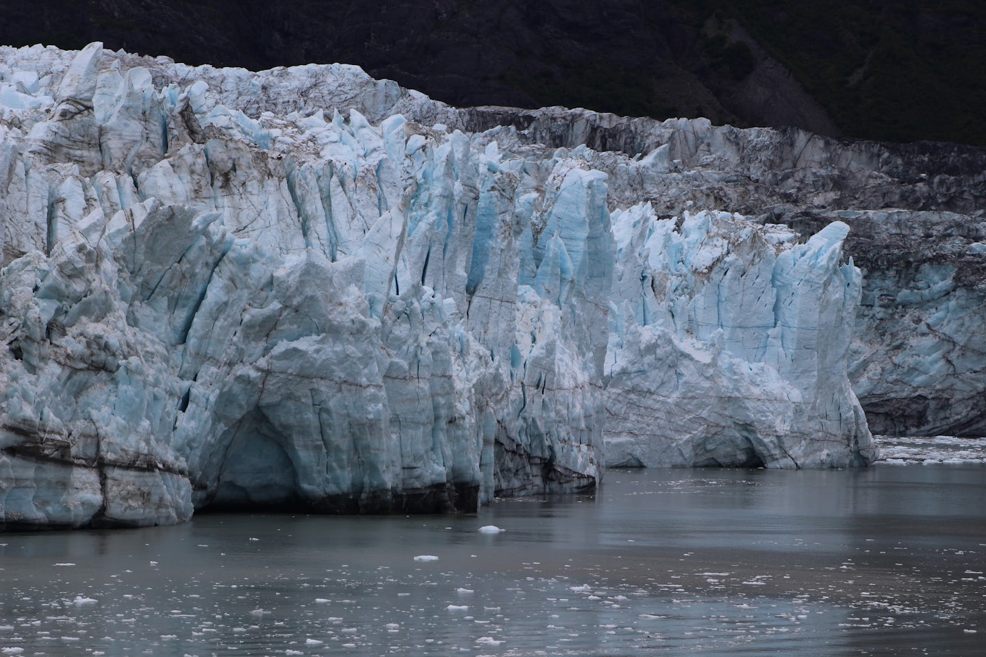 Glacier from ship.