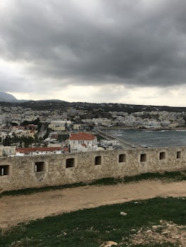 Greek island fort