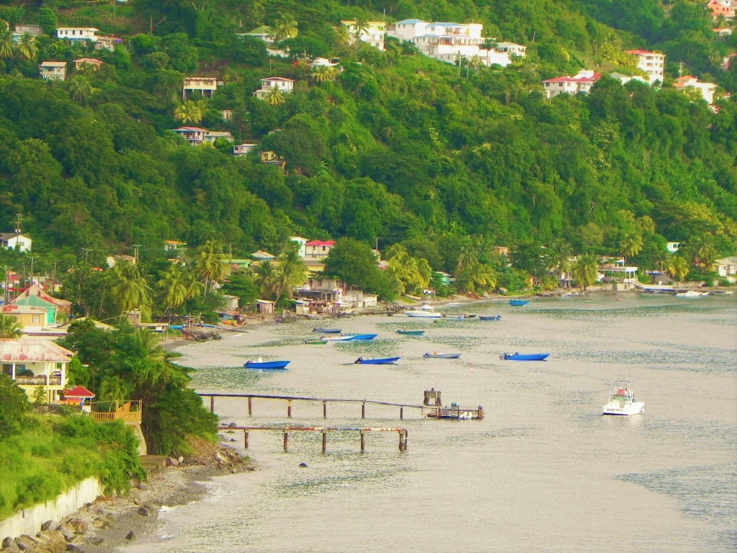 St Lucia coastline