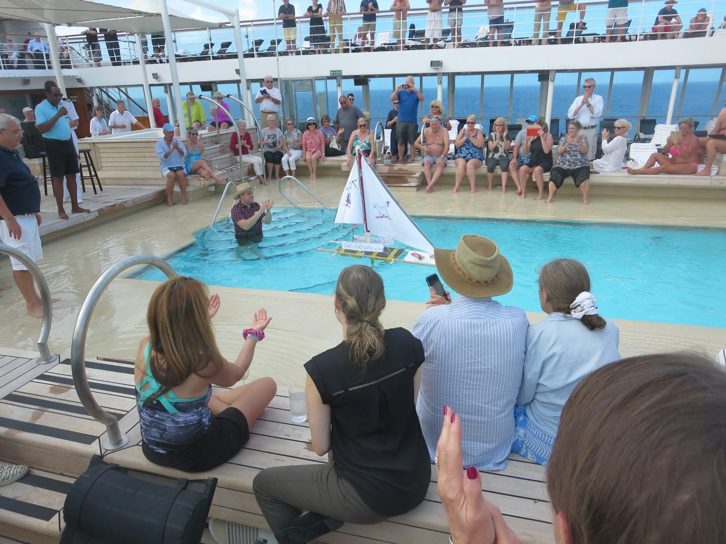 What to do with 12 days at sea?  How about a make-your-own-boat competition
