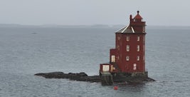 Kjeungskjær light house on the coast of Trøndelag