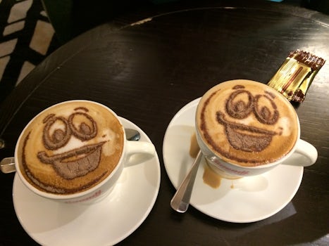 We enjoyed our coffee