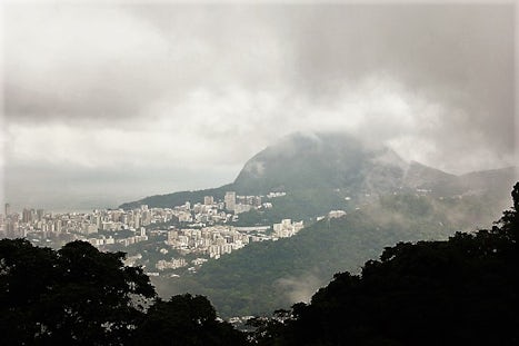 Overlooking Rio from the mountain.