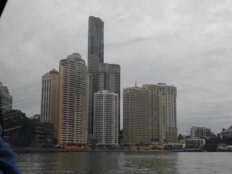 Brisbane, Australia, from the local ferry bus on the Brisbane River.  Loved this city!