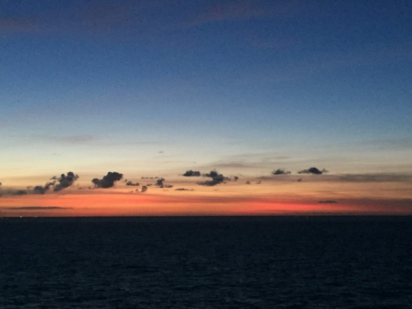 Stunning Caribbean sunsets.