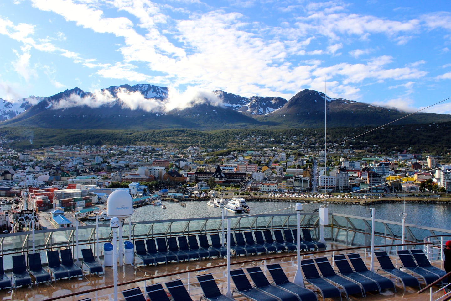 Our ship docked in the quaint town of Ushuaia, Argentina.