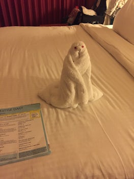 Penguin towel animal