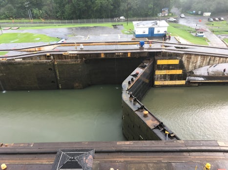 Lock about to open