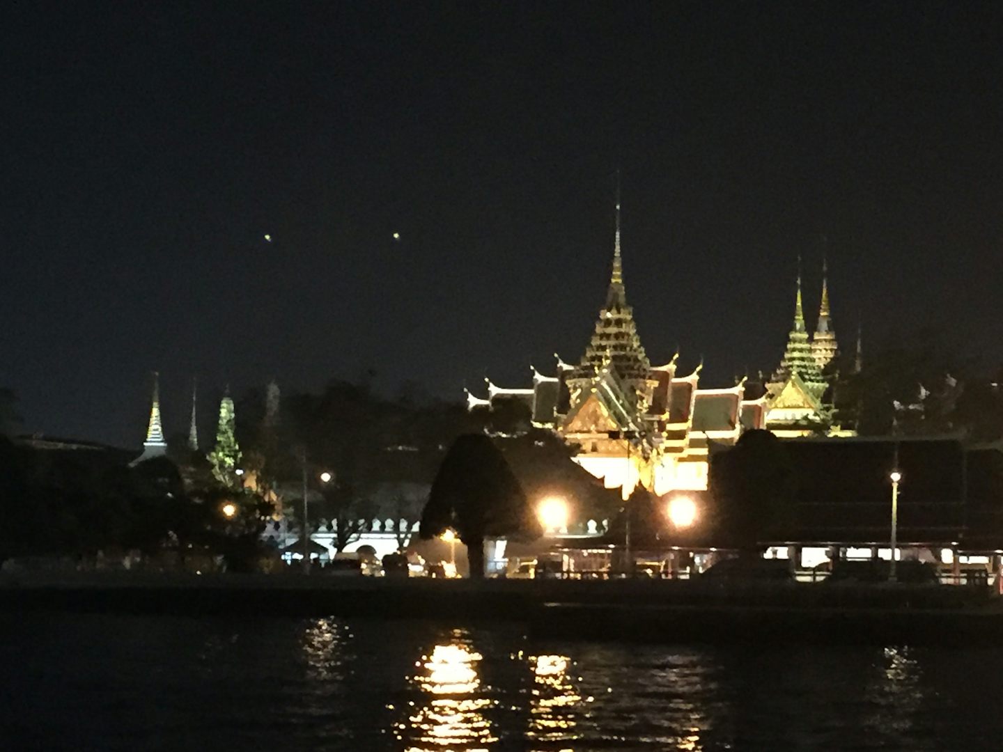 Grand Palace from Chao Phraya River