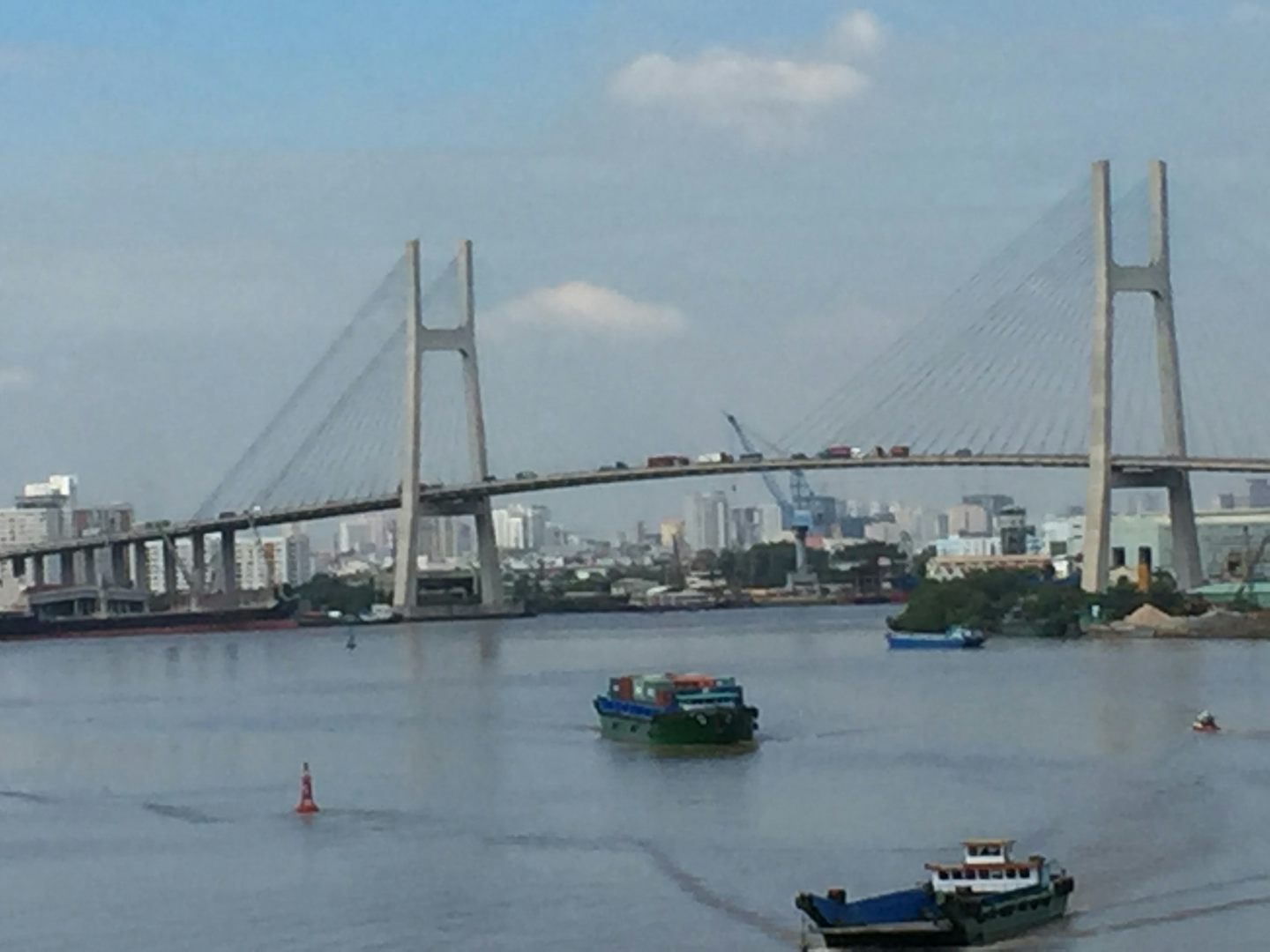 coming up the Saigon river to Saigon