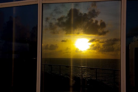 Sunrise in San Juan on the Celebrity Summit