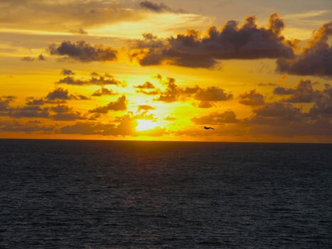Sunrise as we approach St Croix
