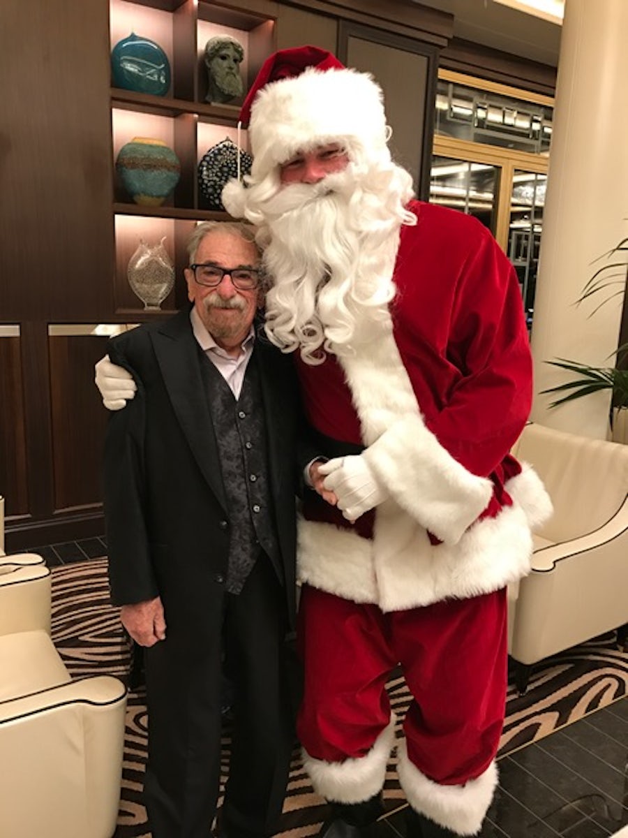 Santa even visited 96 year old Bert
