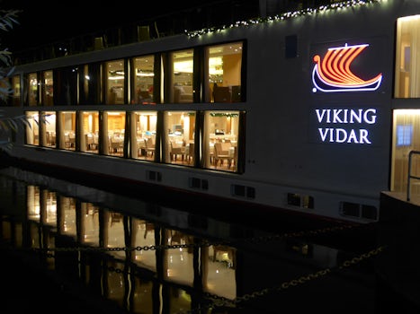 Returning to the Viking Vidar docked on the Rhine.