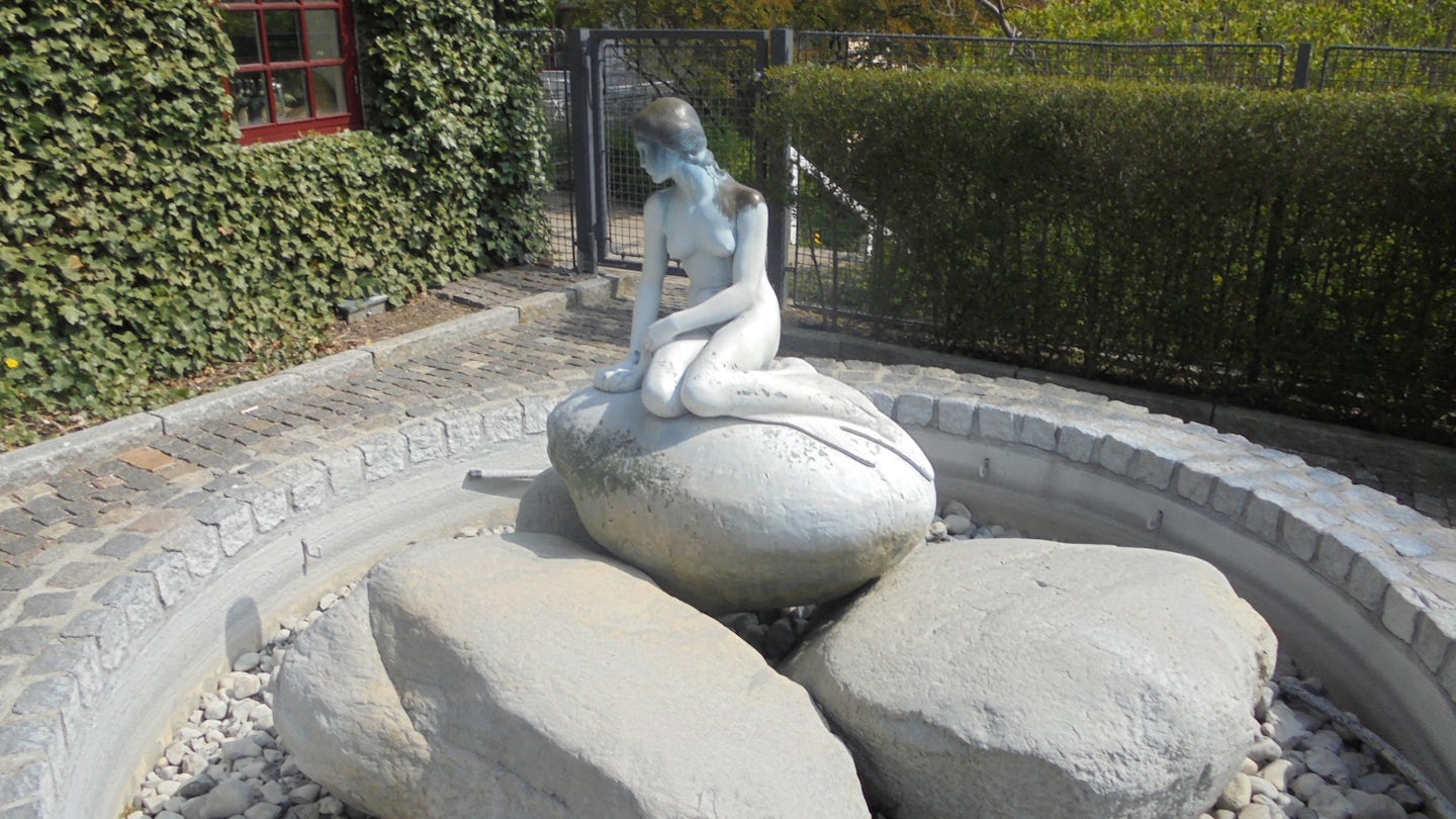 Then original mermaid statue at Oslo Carlsberg Brewery