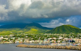 Clouds Sweep over St. Kitts