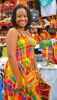 Winning Smile from Guadeloupe Craft Vendor