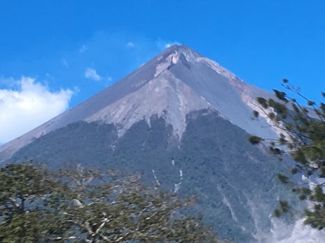 Volcano in Guatemala near, Antigua