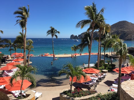 View from the Hacienda Beach Club in Cabo