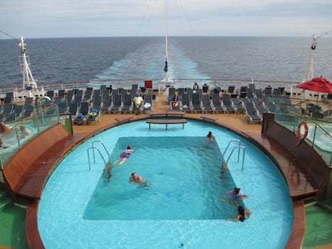 Rear pool (one of only two on entire ship)