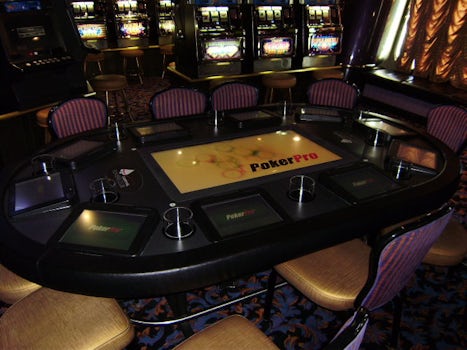 Crystal Palace "Poker Pro" electronic texas hold 'em poker tabl